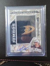 2024-25 UD Black Diamond Olen Zellweger Team Logo Jumbos Autograph # 41/99