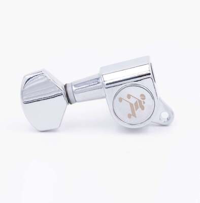 Tone Ninja Tuner set, 7 String Inline Left Hand/Reverse, Chrome
