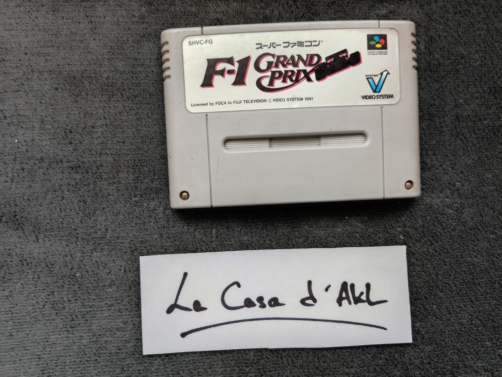 F-1 grand prix sur Super Nintendo SNES - loose NTSCJ JAP Famicom