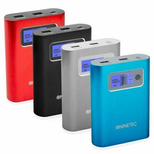 NINETEC 13 400 mAh Powerbank 2 en 1 + 16/32/64 Go mémoire Power Bank batterie - Photo 1/25