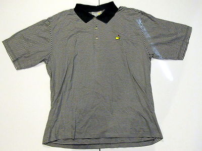 Master's Golf Shirt Green Striped Extra Large XL Augusta National 60's Two-Ply
