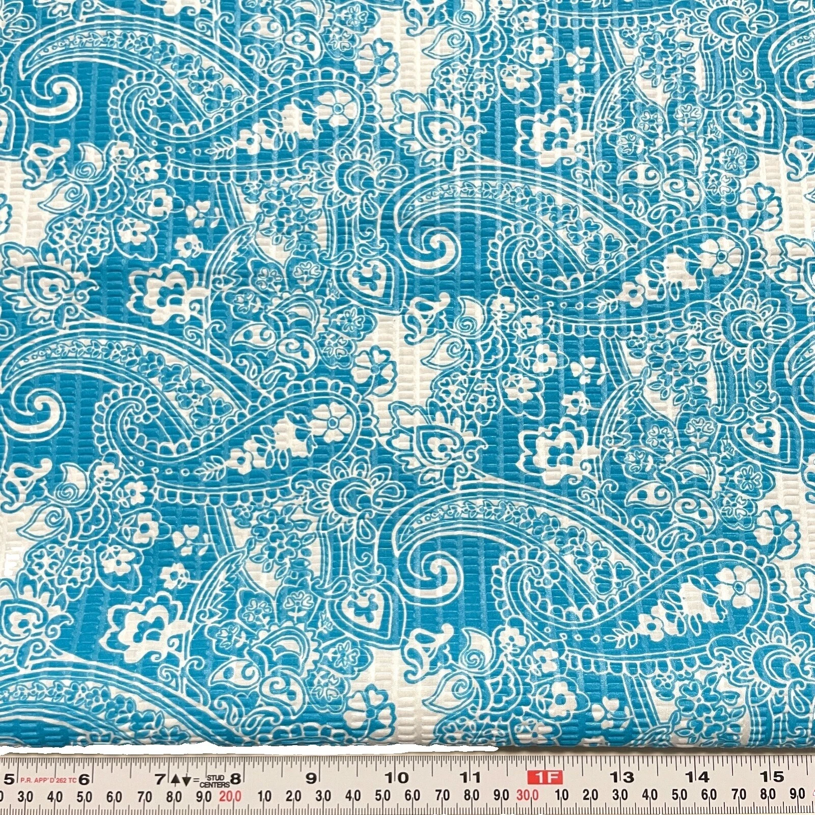 Paisley White Apparel-Dress Clothing Craft Fabrics