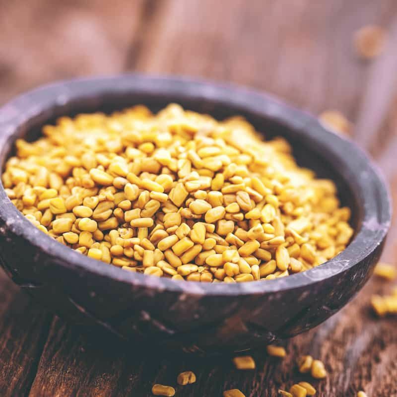 100 Pure Organic Fenugreek Seeds (Trigonella Foenum Graecum Methi) Sri