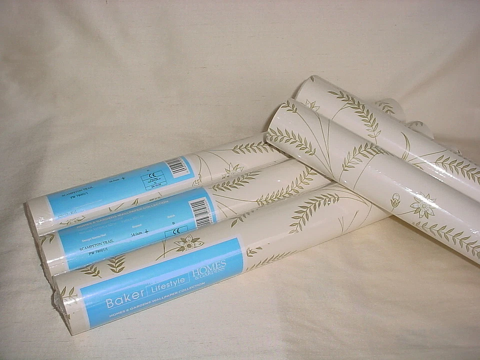 Papel pintado para revestimiento de pared GP & J Baker PW78001 Scampston Trail marfil floral vid Foto 4 de 4