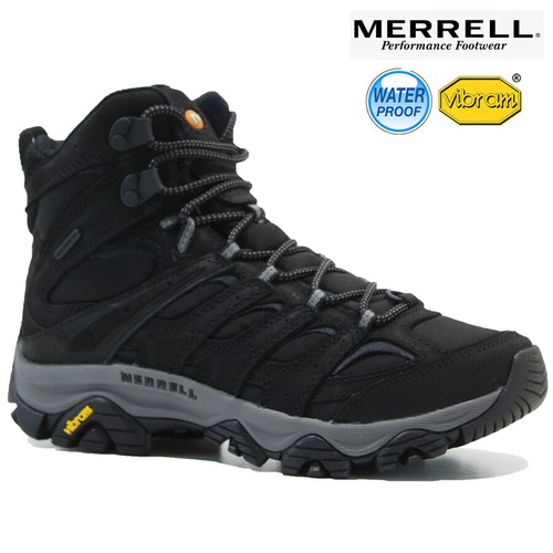 MERRELL MENS WALKING HIKING THERMAL WATERPROOF VIBRAM OUTDOOR BOOTS TRAINERS NEW - Picture 9 of 25