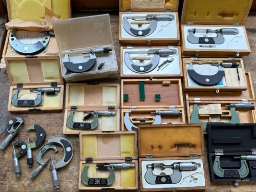 Lot (20x) Caliper Outside Micrometer Tooth Pitch Micrometer