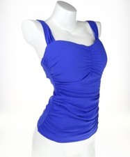 Womens Profile by Gottex Cobalt Blue Tankini 128261 Swimwear Sz. 38E