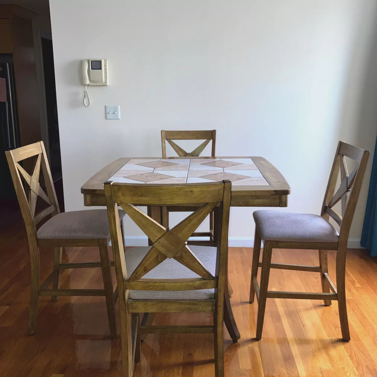 Raymour Flanigan Scottsdale 5 Pc Dining Set Counter Height