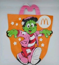 Vintage McDonald's Halloween Frankenstein Treat Bag 1990 Happy Meal