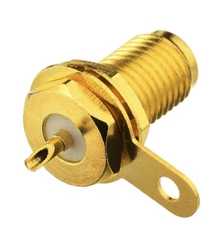 SMA Female Bulkhead Solder Cup Terminal Connector