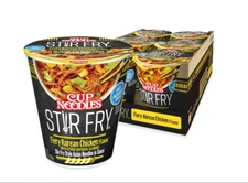 Cup Noodles Stir Fry Noodles in Sauce, Fiery Chicken, 2.96 Ounce (Pack of 6) ⭐️⭐