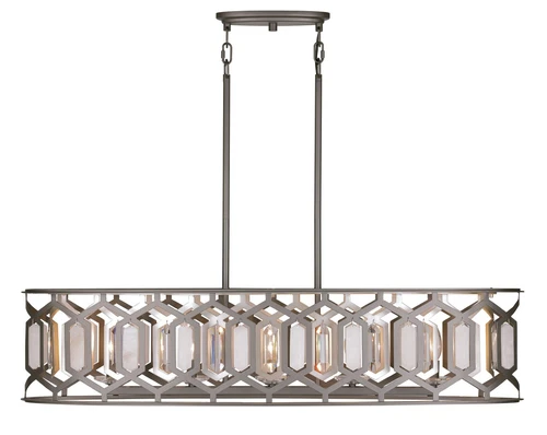 Minka Lavery Hexly 5 Light Island, Bronze / Sultry Silver - Picture 3 of 7