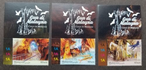 [SJ] Malaysia Caves 2019 Bird Nest Fish Insect Sabah Tourism (stamp title MNH - Picture 1 of 5