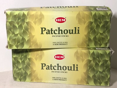 Patchouli Incense Sticks 2 Boxes 120 Each 240 Total HEM