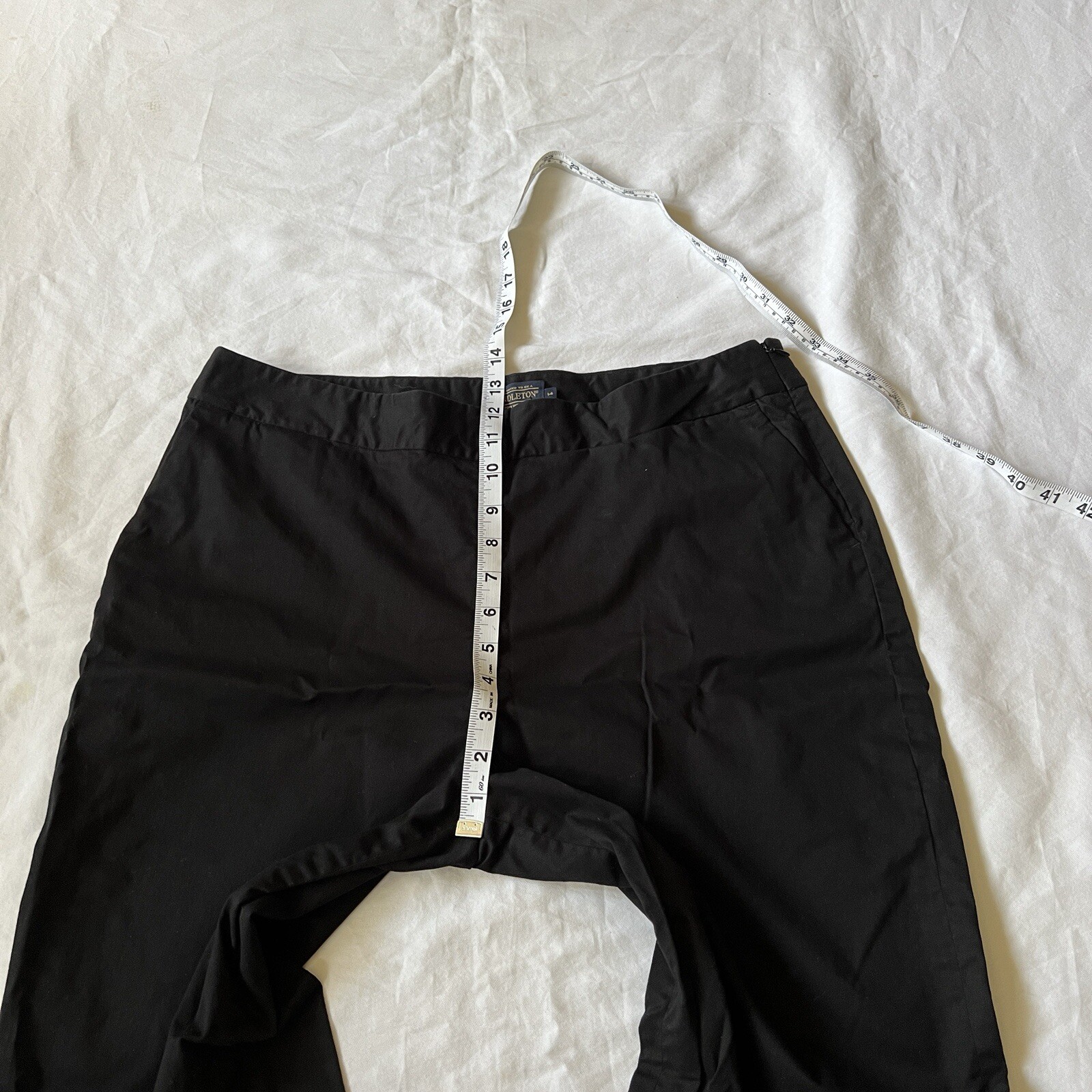 Pendleton Black Straight Leg Stretch Cropped Chin… - image 9