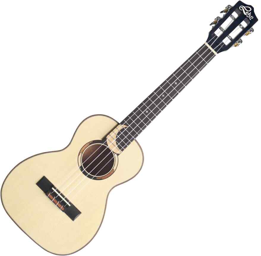 Лехо ЛХУТ-ЛУННЫЙ ЛЕС-Теноровая гавайская гитара Fichte Mahagoni Elektronik Natur Gigbag