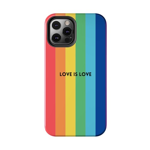 LOVE IS LOVE Colorful Love, Pride Tough Phone Case - Picture 63 of 97