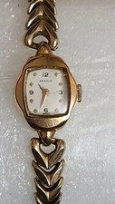 Vintage Benrus 20 Micron Gold Electroplate Bezel Mechanical Watch - Speidel Band