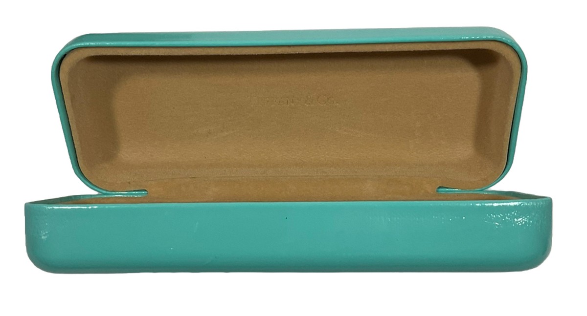 Tiffany & Co Turquoise Sunglasses Case Glasses Clamshell Box 