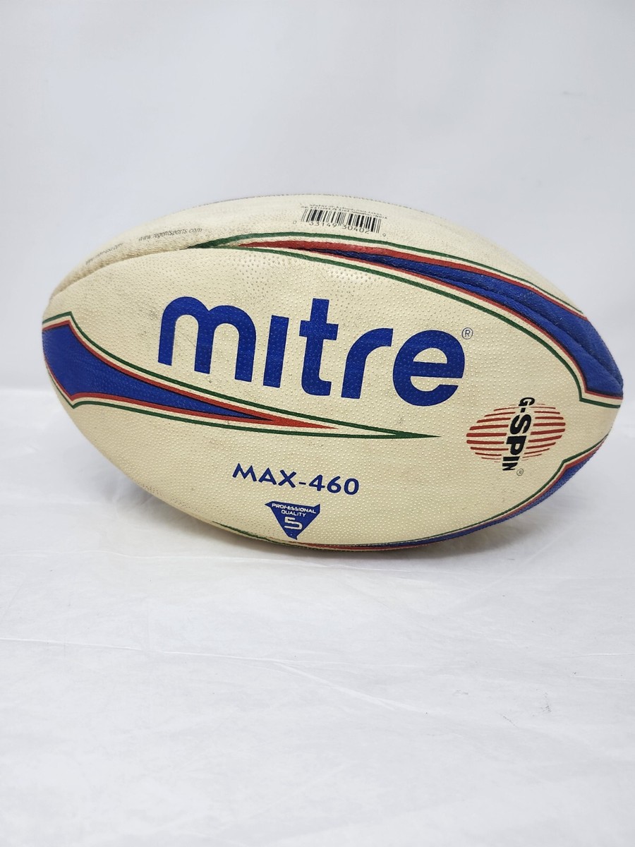 Mitre Max 460 Rugby Ball G-Spin Professional Quality 5
