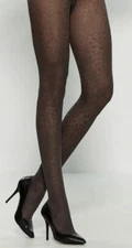 WOLFORD Avril Animal Print Tights Sz S NWT