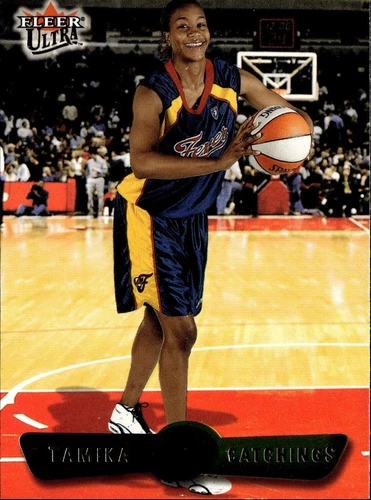 2002 Fleer Ultra WNBA #48 Tamika Catchings NM-MT