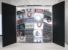 True Religion Box With 24 Pairs Of Socks 12 Crews  12 Low Cuts Sz 10-13  NEW