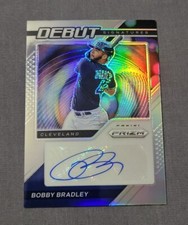 2021 Panini Prizm Debut Signatures Prizms Silver #14 Bobby Bradley