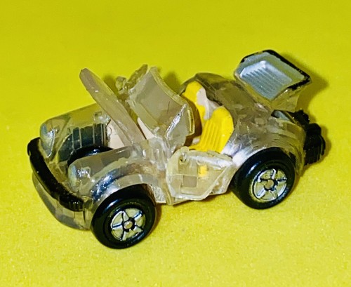 Vintage Micro Machines X-Ray Car PORSCHE 928 Clear with Yellow Interior