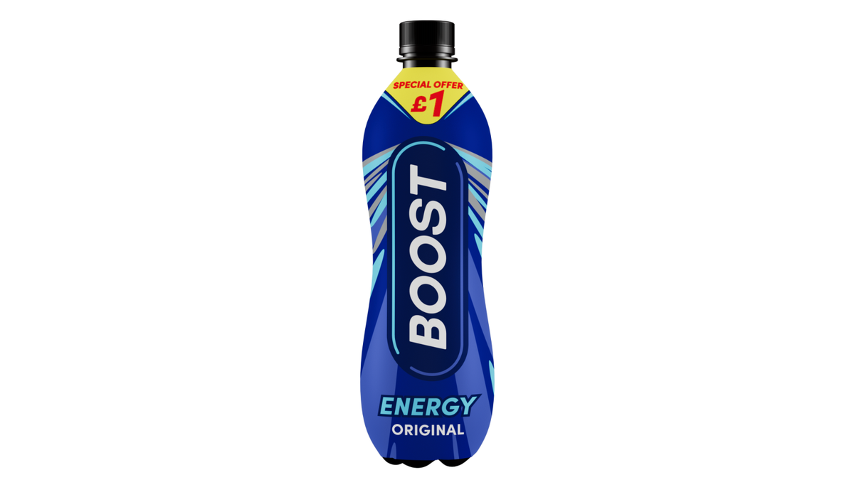 Boost Energy Drink Original 12 x 500ml Pet Price Marked Bottles