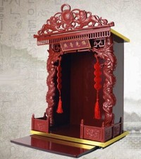 Tablero de densidad de madera altar budista santuario butsudan dios casa zen religión oración