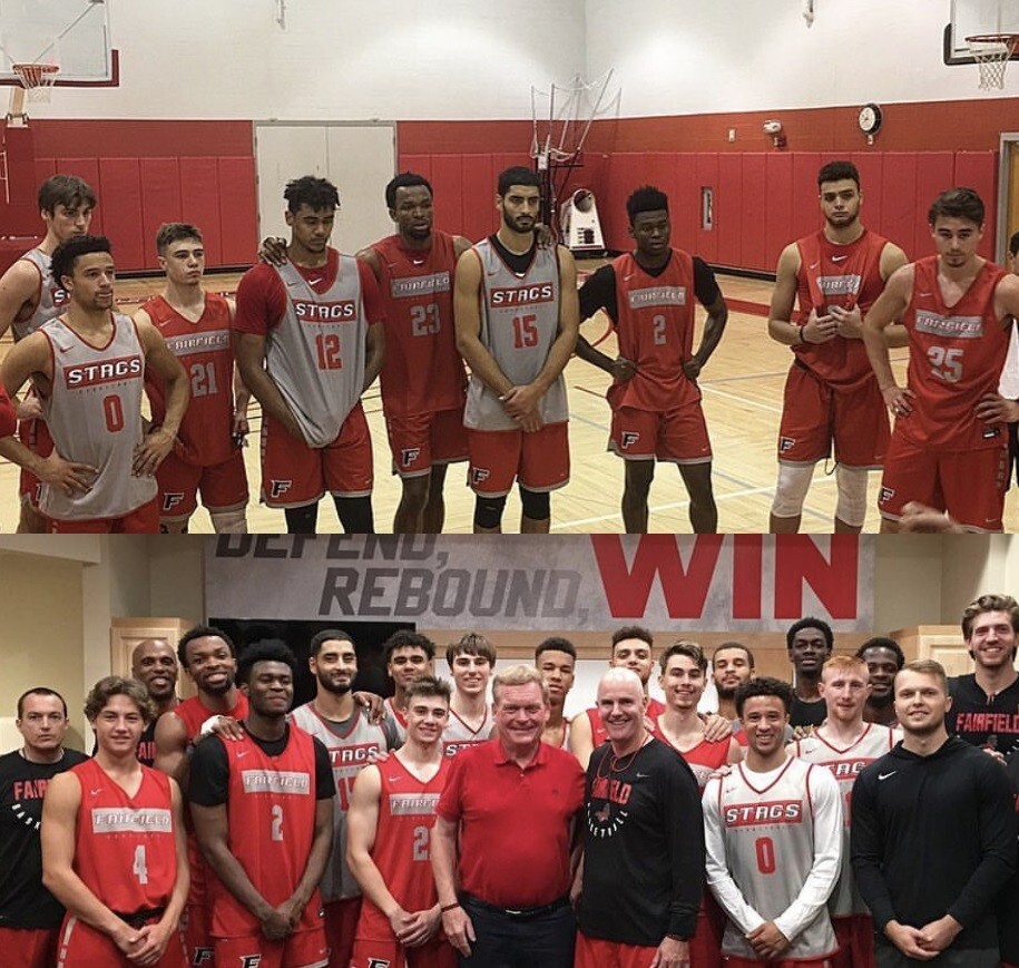 Nike Fairfield University Stags Basketball Team Issued #34