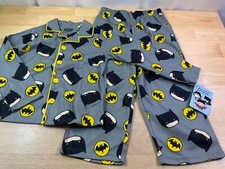 New Boy  s Justice League PJ Set with Batman Size 4T  Cool Looking  