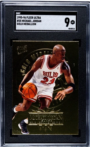 MICHAEL JORDAN 1995 Fleer Ultra GOLD MEDALLION HOF GOAT 🐐 SGC 9 MINT LOW POP