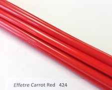 8 oz SPECIAL COLOR CARROT RED 424 Moretti Effetre Glass Lampwork Rods 104 COE