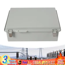 Hinged Cover StainlessSteel Latch Junction Box Waterproof Dustproof Enclosure US