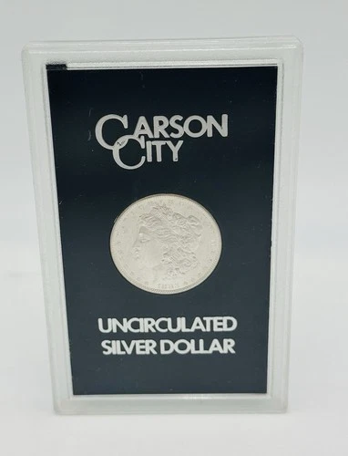 1883-CC Carson City Morgan Silver Dollar Uncirculated In Case