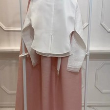 Pink Hanbok, Size 66, Elegant Korean Traditional Dress