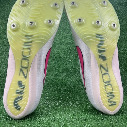 Nike Air Zoom Maxfly Track Cleats Men's Size 13 Fierce Pink DH5359-100 No Spikes - Picture 14 of 17