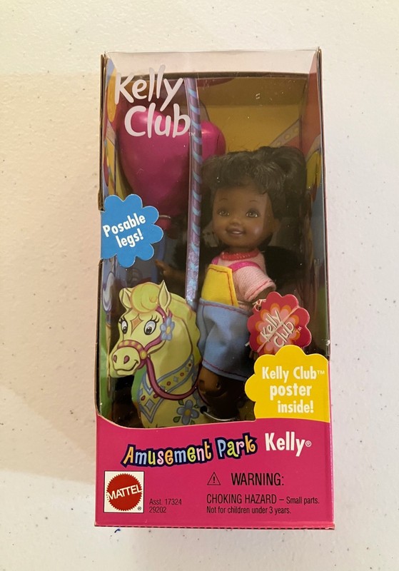 Barbie Kelly Club Amusement Park Kelly AA W/ posable legs NIB Mattel 2000