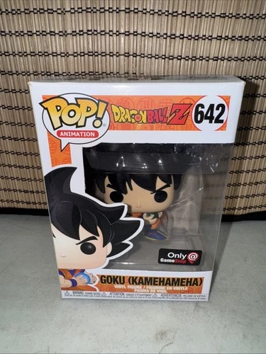 Funko Pop! Vinyl: Dragon Ball Z Goku Kamehameha #642 GameStop Figure