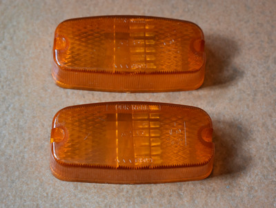 2x Trabant 601 Blinkergläser vorn NEU DDR FER Ruhla G15021 Blinkerschale NOS