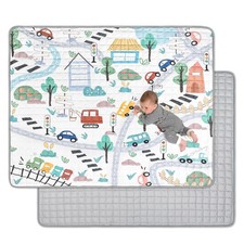 Baby Play Mat for Floor, 71 x 59 Inch Foam Play Mat for Playen, Non-Slip Craw...