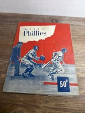 1949 Philadelphia Phillies Official Yearbook Year Book  Ashburn/Roberts Damaged