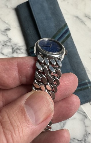 Vintage Sterling Silver Omega De Ville Jeux d’Argent Andrew Grima Wristwatch - Picture 6 of 12