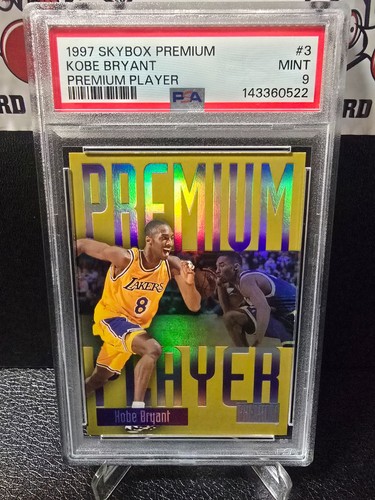 Kobe Bryant #3 1997 Skybox Premium Player card