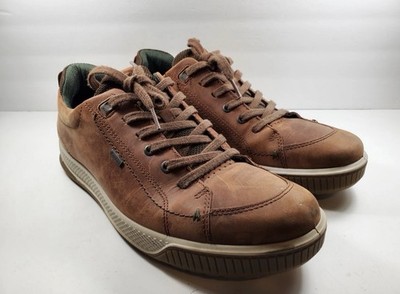 Ecco Mens Soft Brown Leather Casual Shoe US 7
