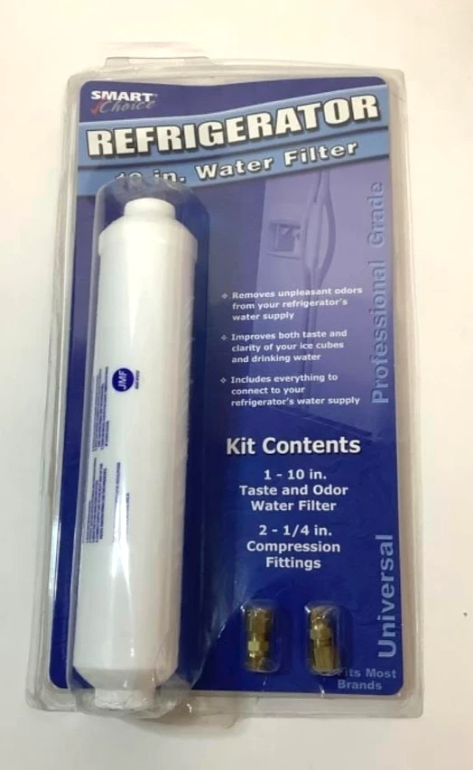 NEW Smart Choice 5305510266 Universal Refrigerator 10" Inline Water Filter
Opens in a new window or