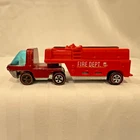 Mattel Hot Wheels Redline Heavyweights Vintage FIRE ENGINE White Interior WOW!
