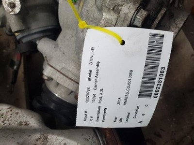 Carrier Front 3.3L Fits 18-20 STINGER 374039